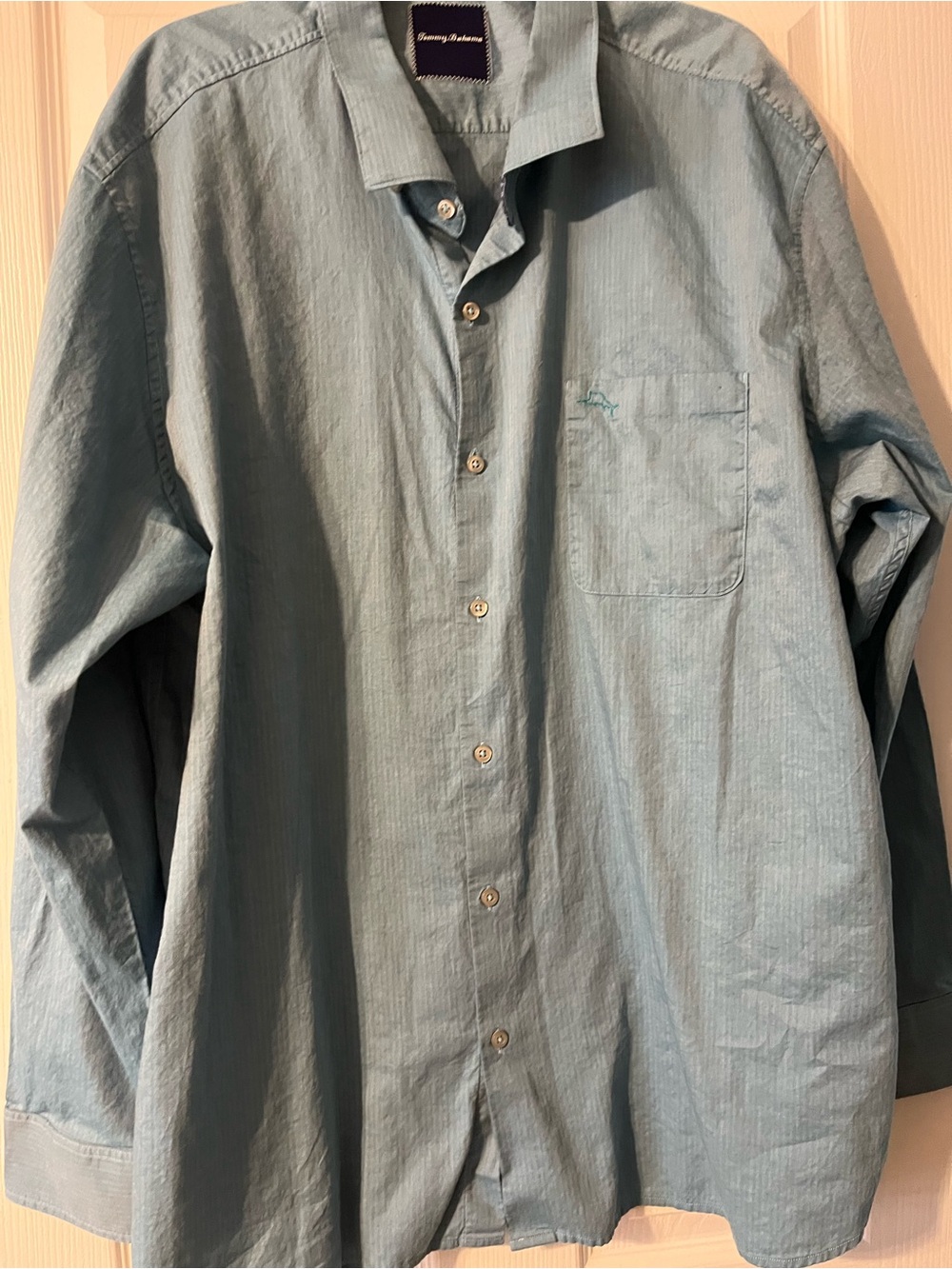 Tommy Bahama Light Aqua Button-Down Shirt